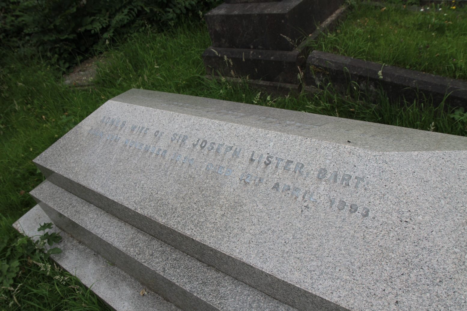 Joseph Lister's tomb, London - 05.JPG